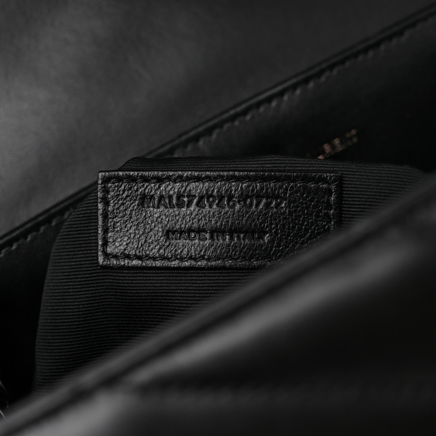 Saint Laurent Calfskin Y Quilted Monogram Monochrome Medium Loulou Chain Satchel Black 6 of 10