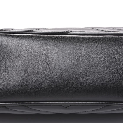 Gucci Calfskin Matelasse Small GG Marmont Chain Shoulder Bag Black 12 of 12
