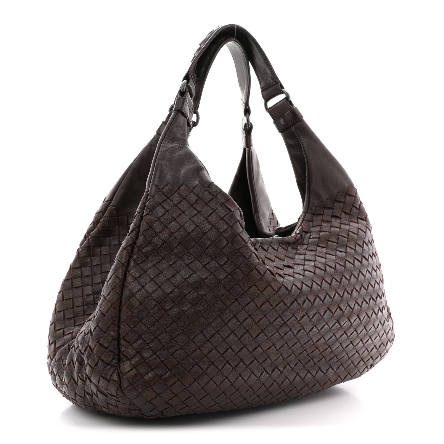 Bottega Veneta Nappa Intrecciato Medium Campana Hobo Ebano 4 of 13
