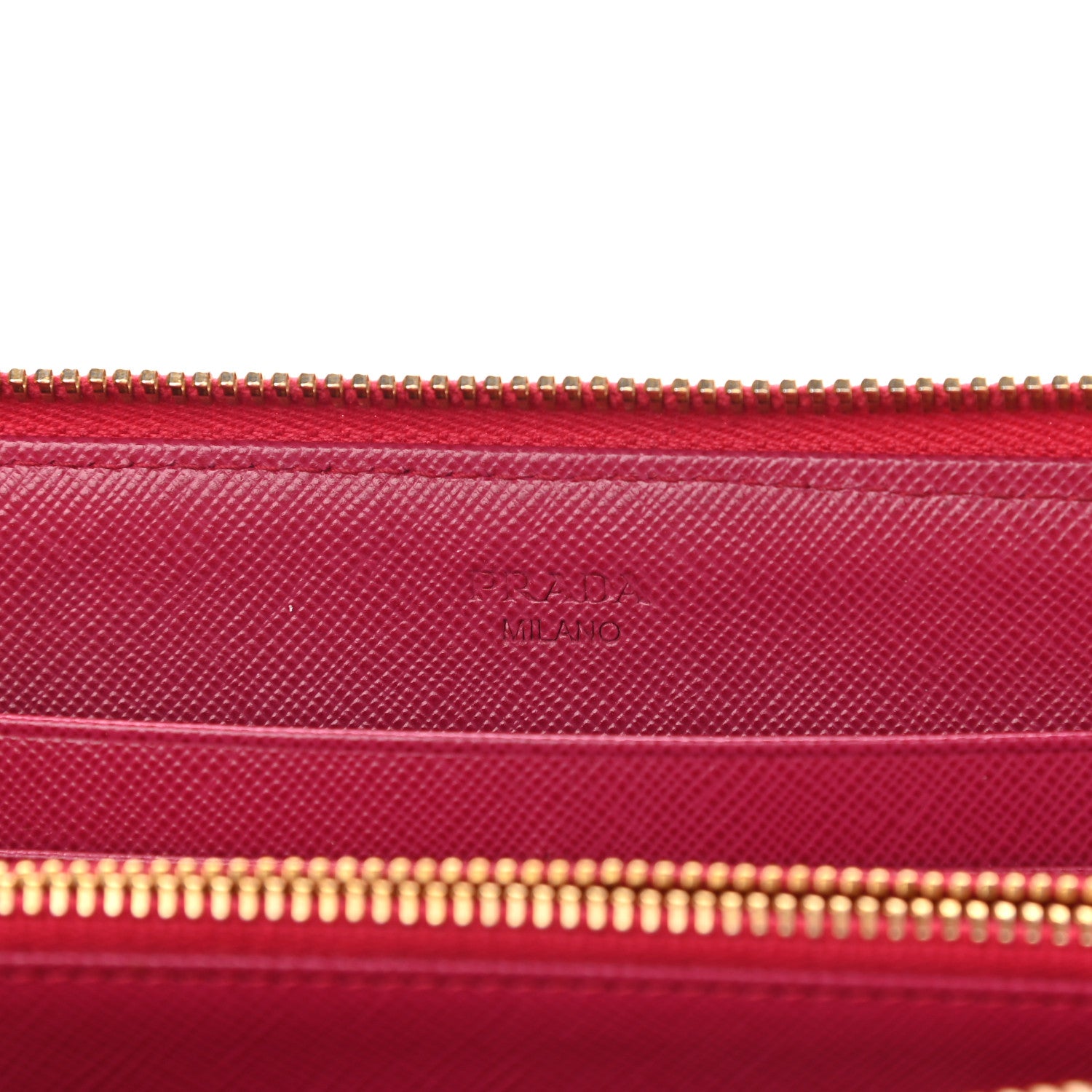 Prada Tessuto Nylon Zip Around Wallet Ibisco 6 of 12