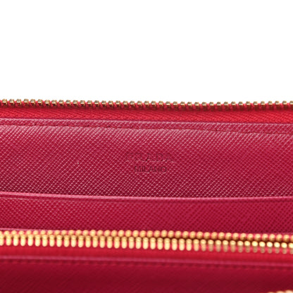Prada Tessuto Nylon Zip Around Wallet Ibisco 6 of 12