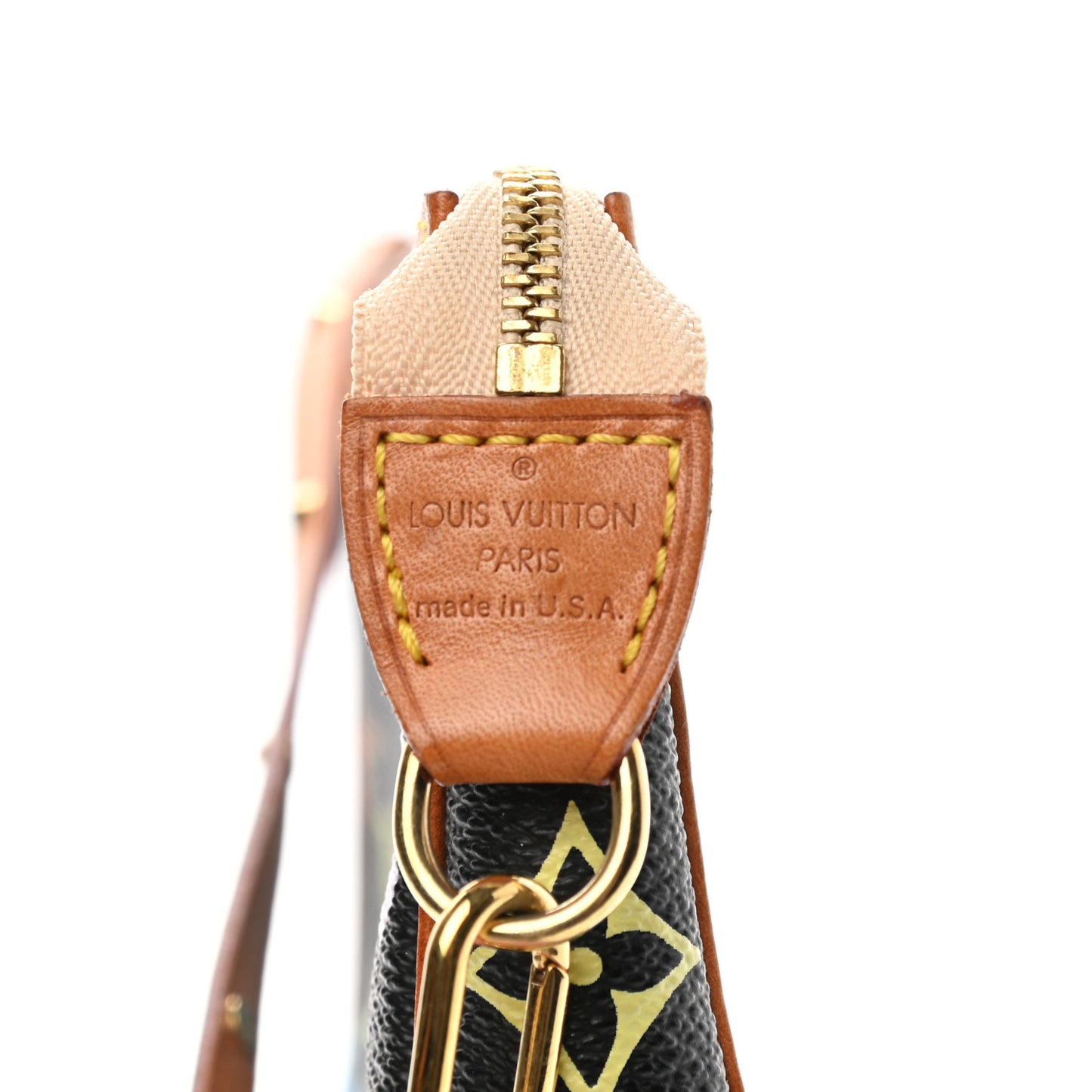 Monogram Multicolor Pochette Accessories Black