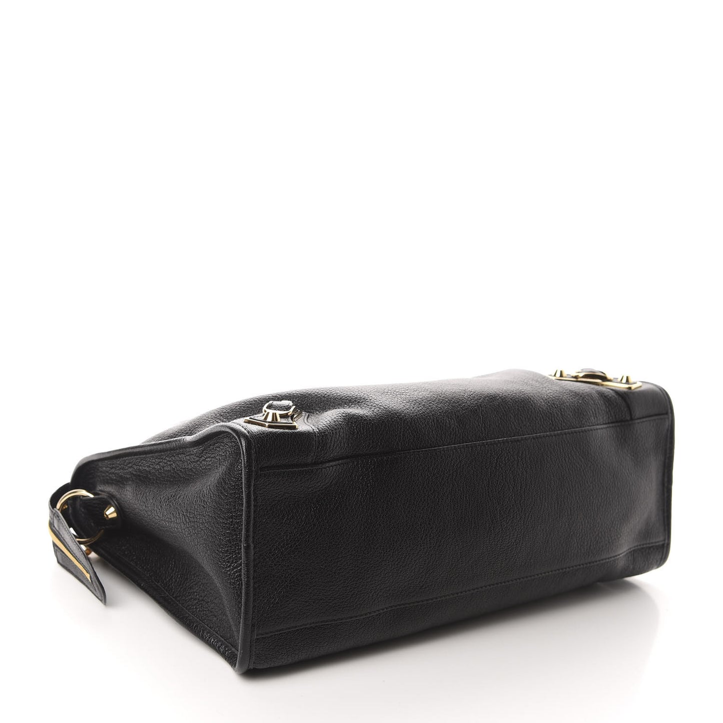 Chevre Gold Metallic Edge Hardware City Black
