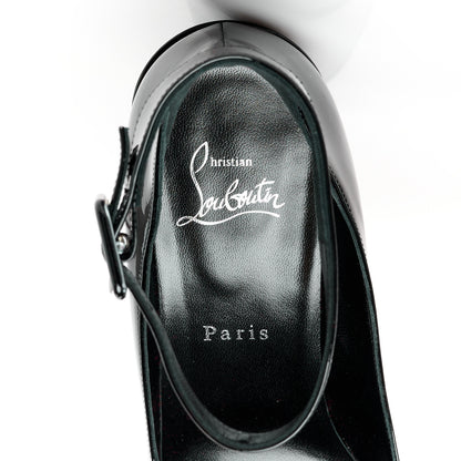 Christian Louboutin Patent Calfskin So Sab 85 Pumps 39.5 Black 7 of 8