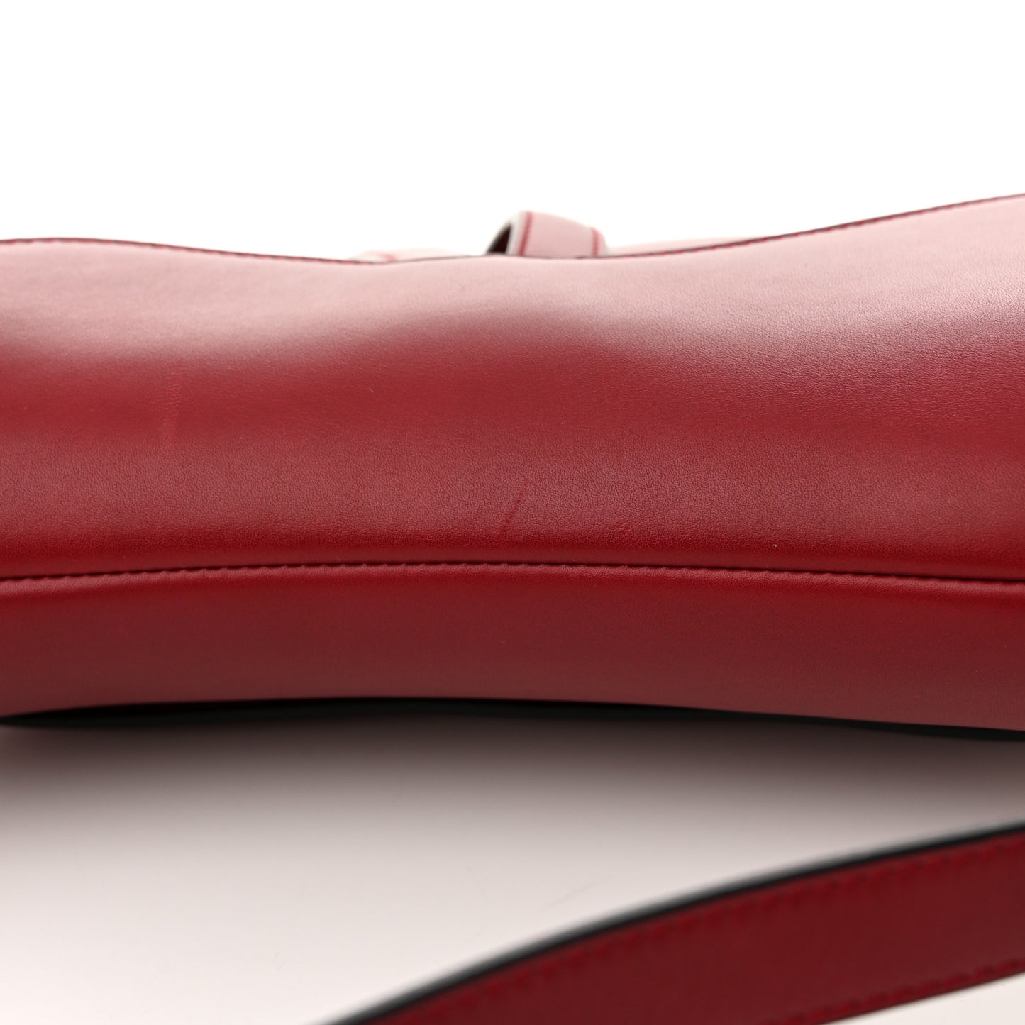 Calfskin Saddle Bag Scarlet