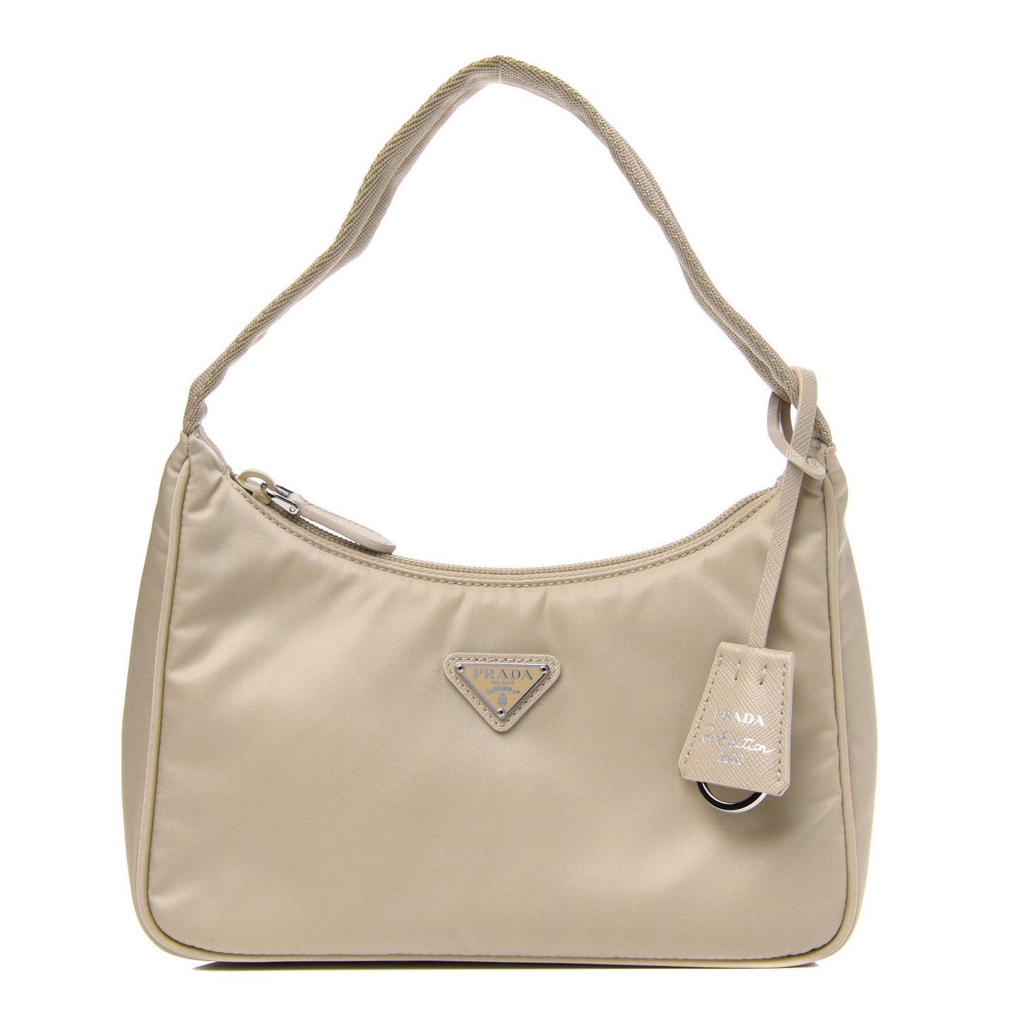 Re-Nylon Saffiano Mini Re-Edition 2000 Bag Deserto