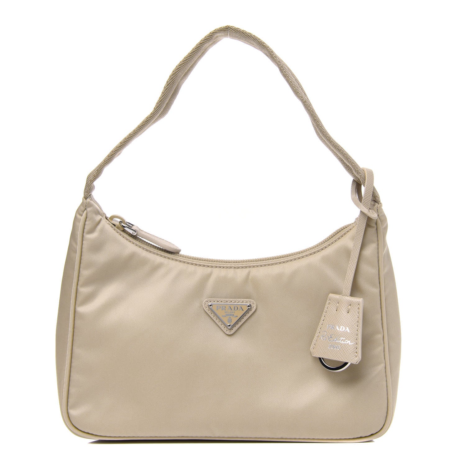 Prada Re-Nylon Saffiano Mini Re-Edition 2000 Bag Deserto 1 of 13