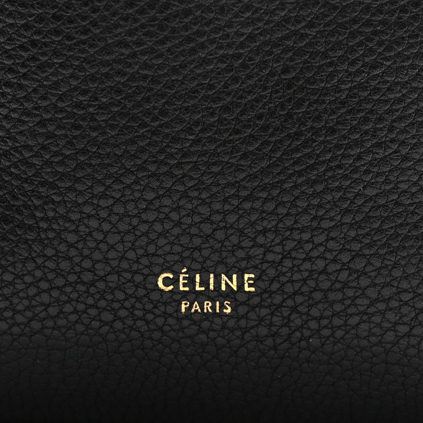 Soft Grained Calfskin Small Sangle Bucket Bag Black