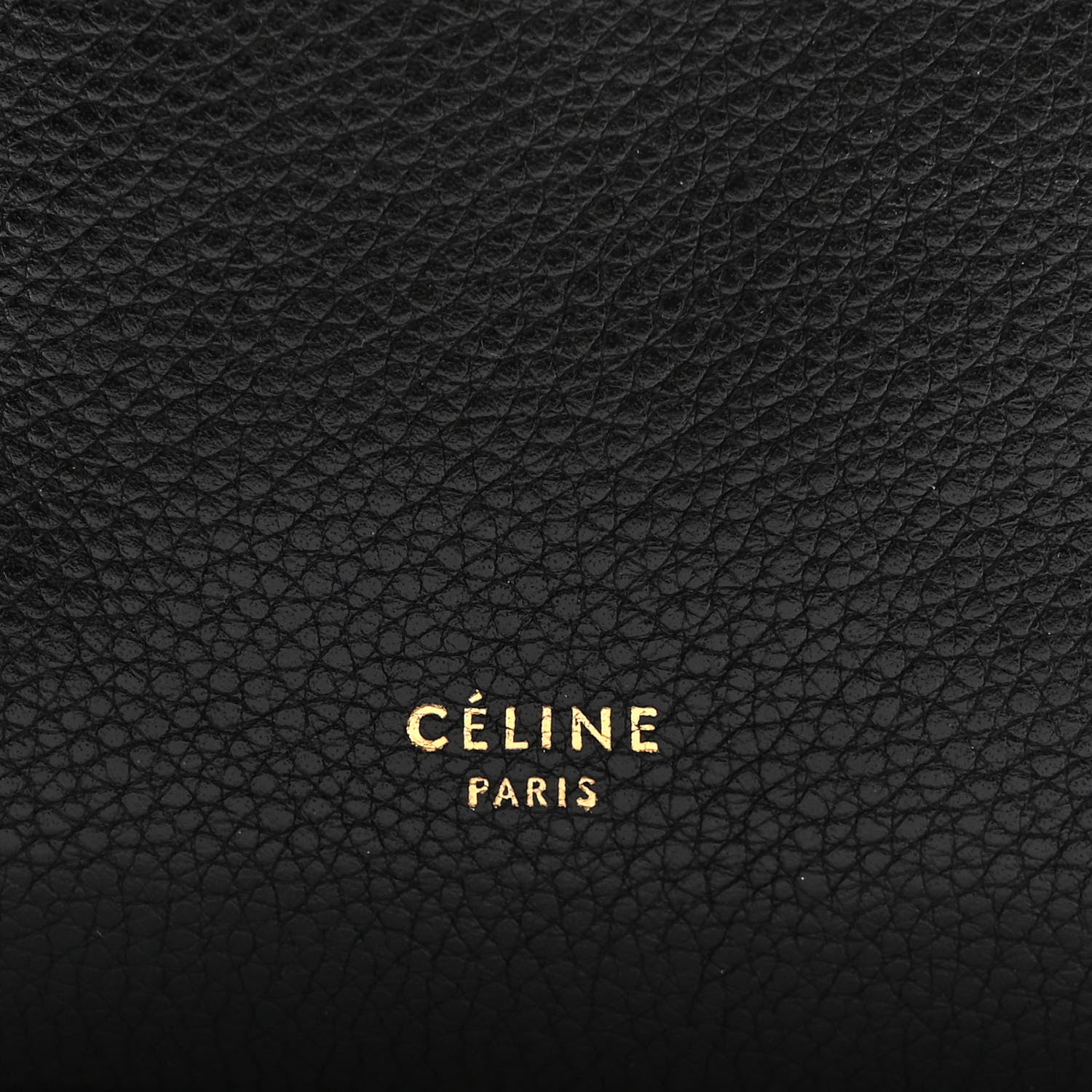 Celine Soft Grained Calfskin Small Sangle Bucket Bag Black 7 of 10