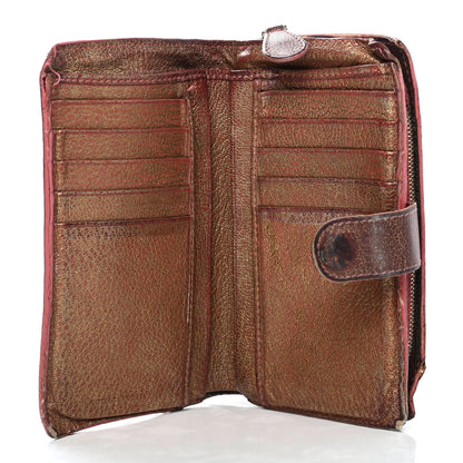 Bottega Veneta Nappa Intrecciato Continental Snap Wallet 4 of 4