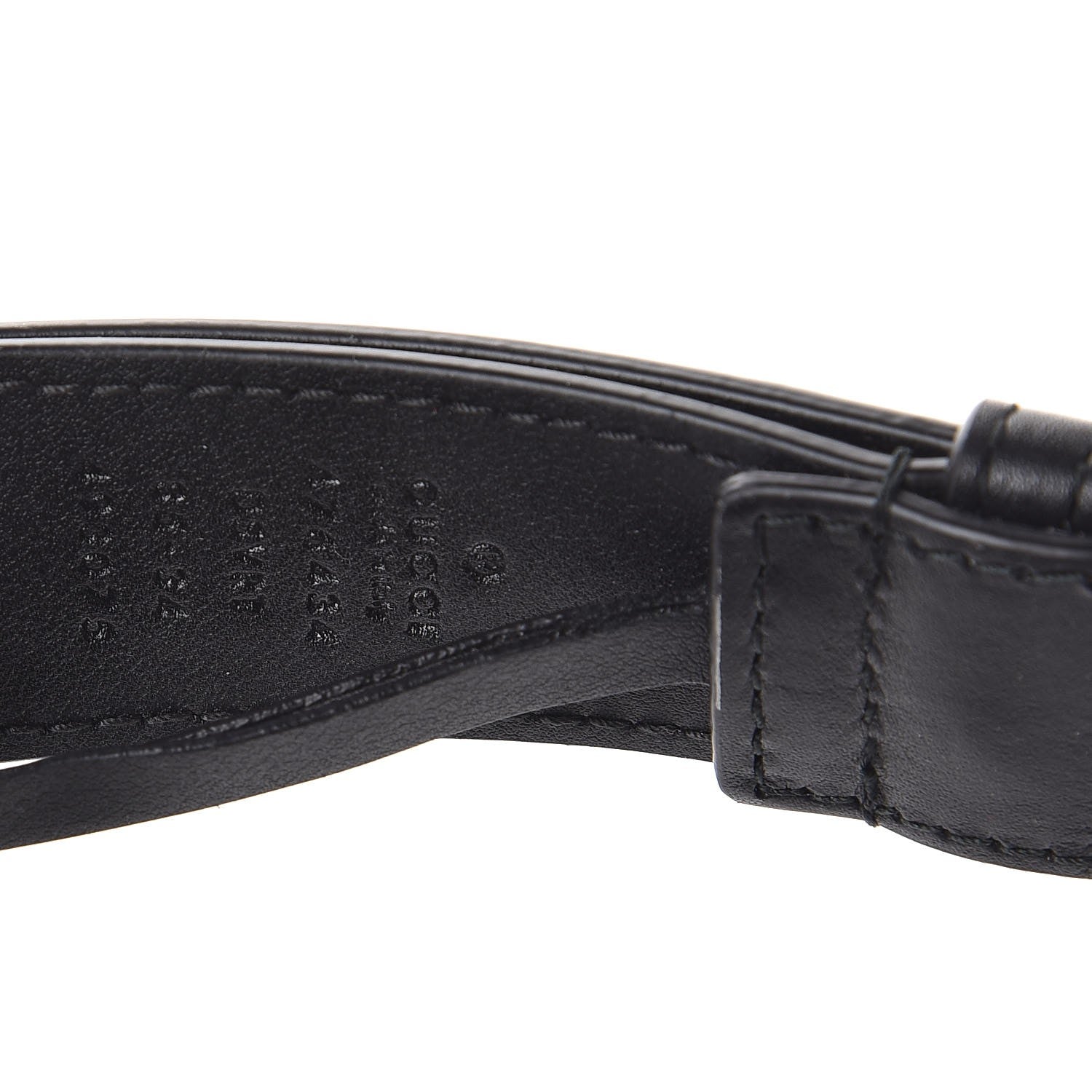 Gucci Calfskin Matelasse GG Marmont Belt Bag 85 34 Black 4 of 7