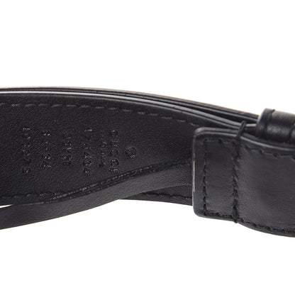 Gucci Calfskin Matelasse GG Marmont Belt Bag 85 34 Black 4 of 7