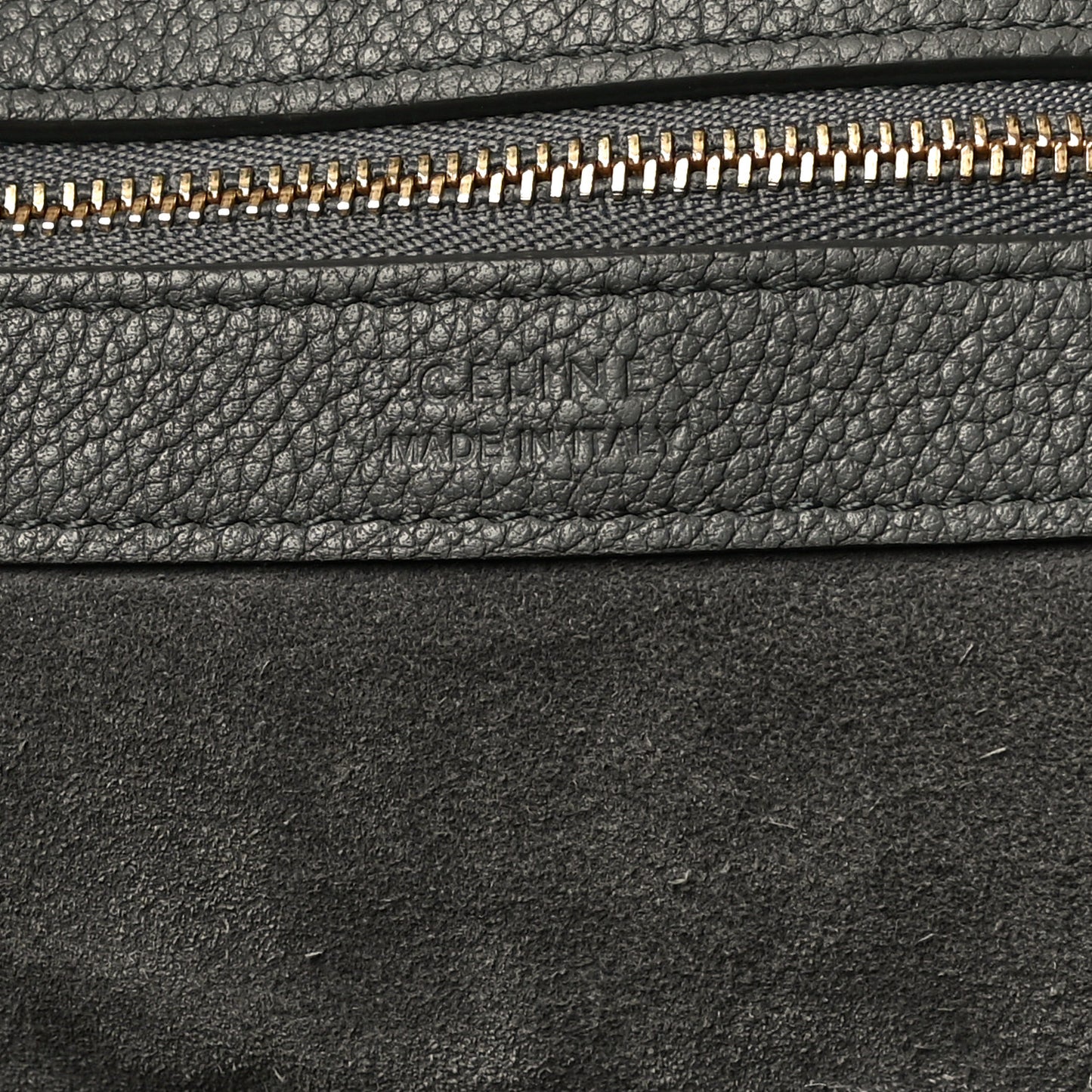Soft Grained Calfskin Small Belt Cabas Phantom Grey