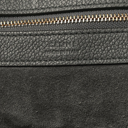 Celine Soft Grained Calfskin Small Belt Cabas Phantom Grey 6 of 15