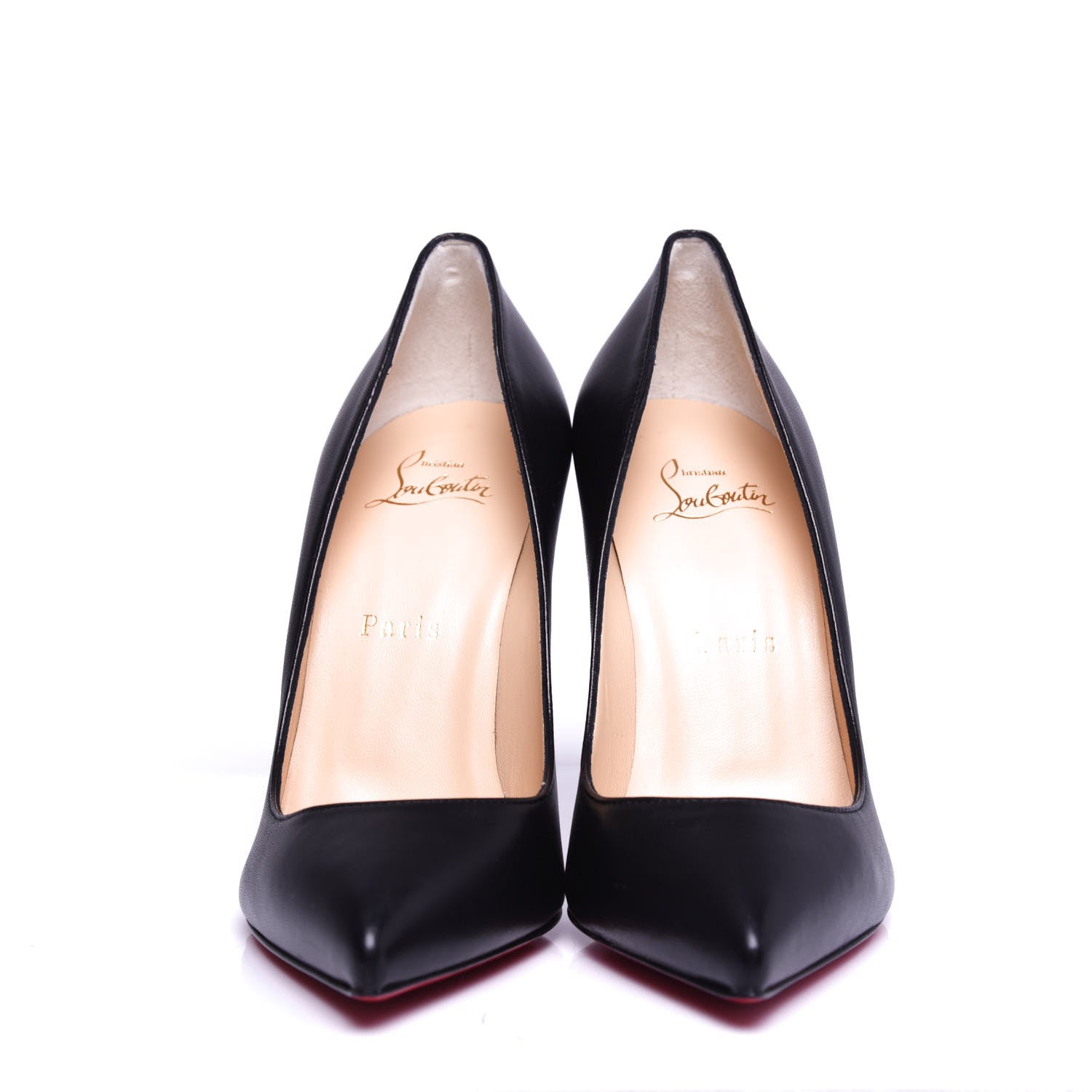 Christian Louboutin Shiny Nappa Pigalle Follies 100 Pumps 37 Black 3 of 10
