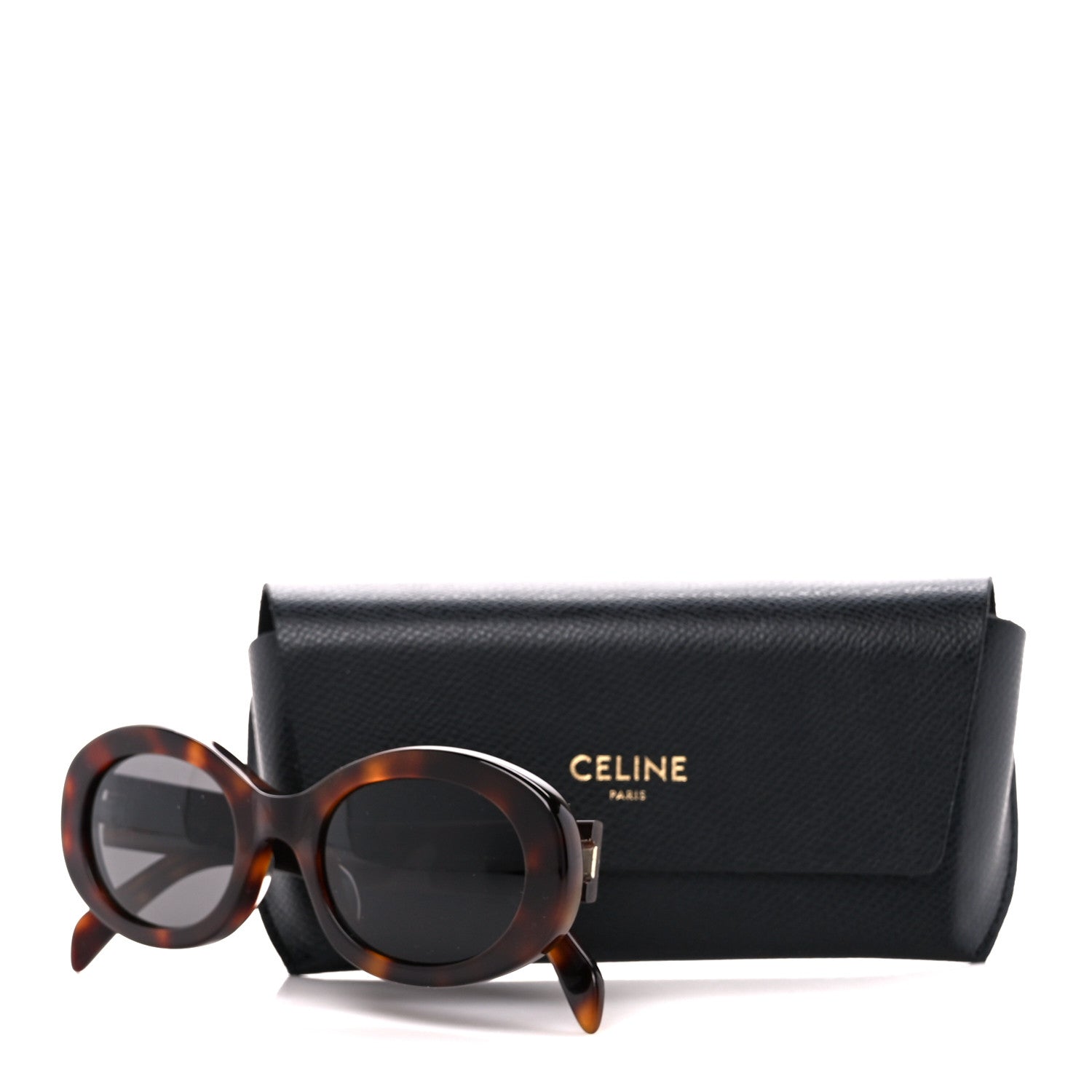 Celine Acetate Triomphe 01 Sunglasses CL 40194U Tortoise 9 of 9