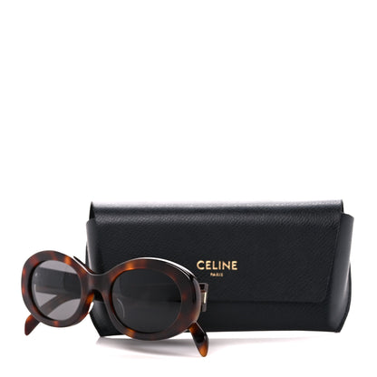 Celine Acetate Triomphe 01 Sunglasses CL 40194U Tortoise 9 of 9