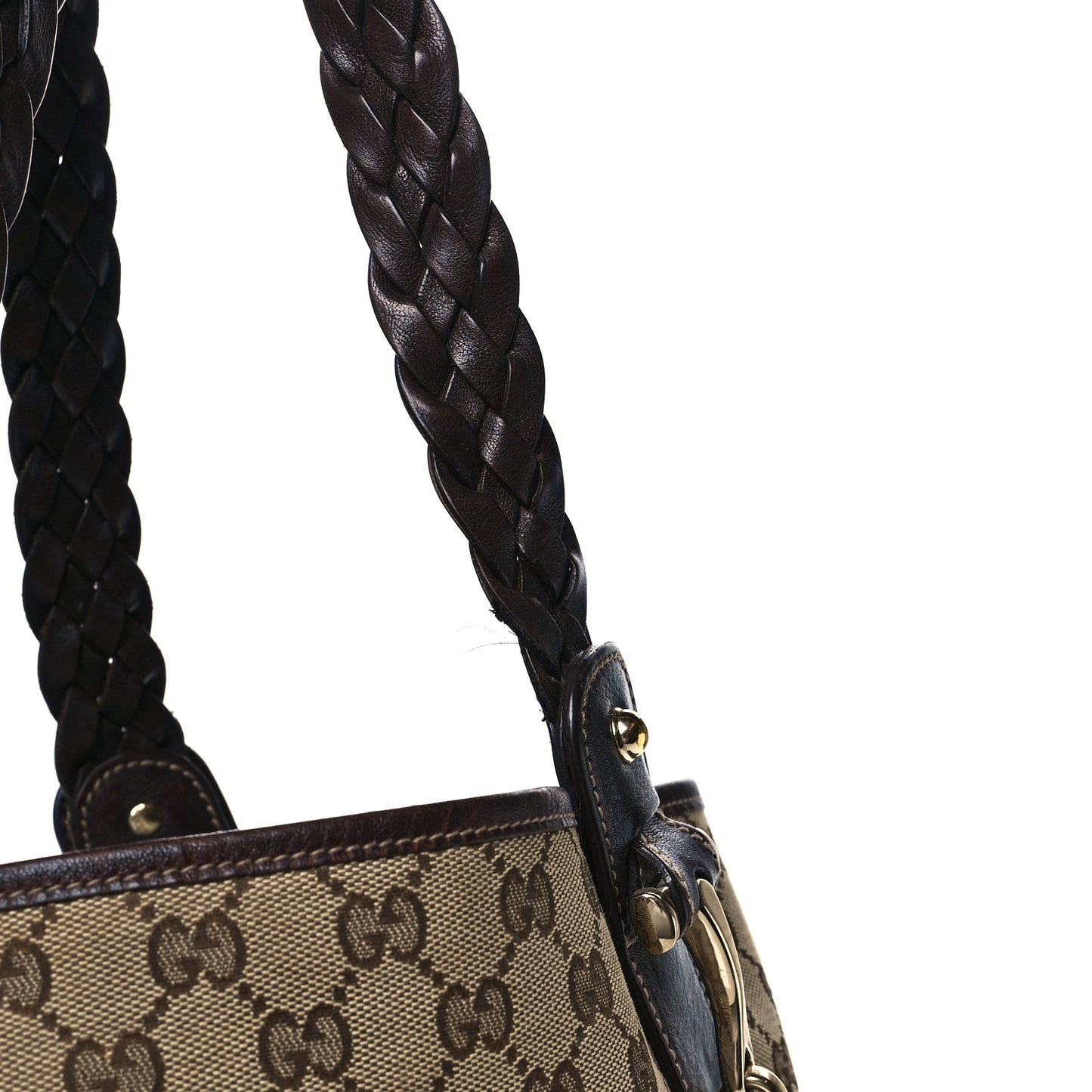 Monogram Medium Pelham Shoulder Bag Dark Brown