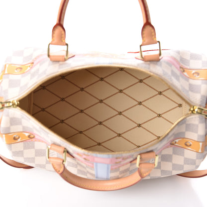 Louis Vuitton Damier Azur Summer Trunks Speedy Bandouliere 30 5 of 12