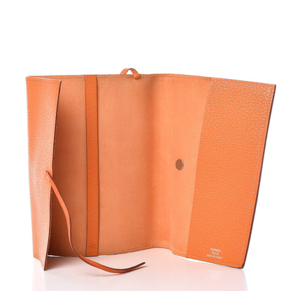 Hermes Chevre Mysore Notebook Cover Orange 5 of 7