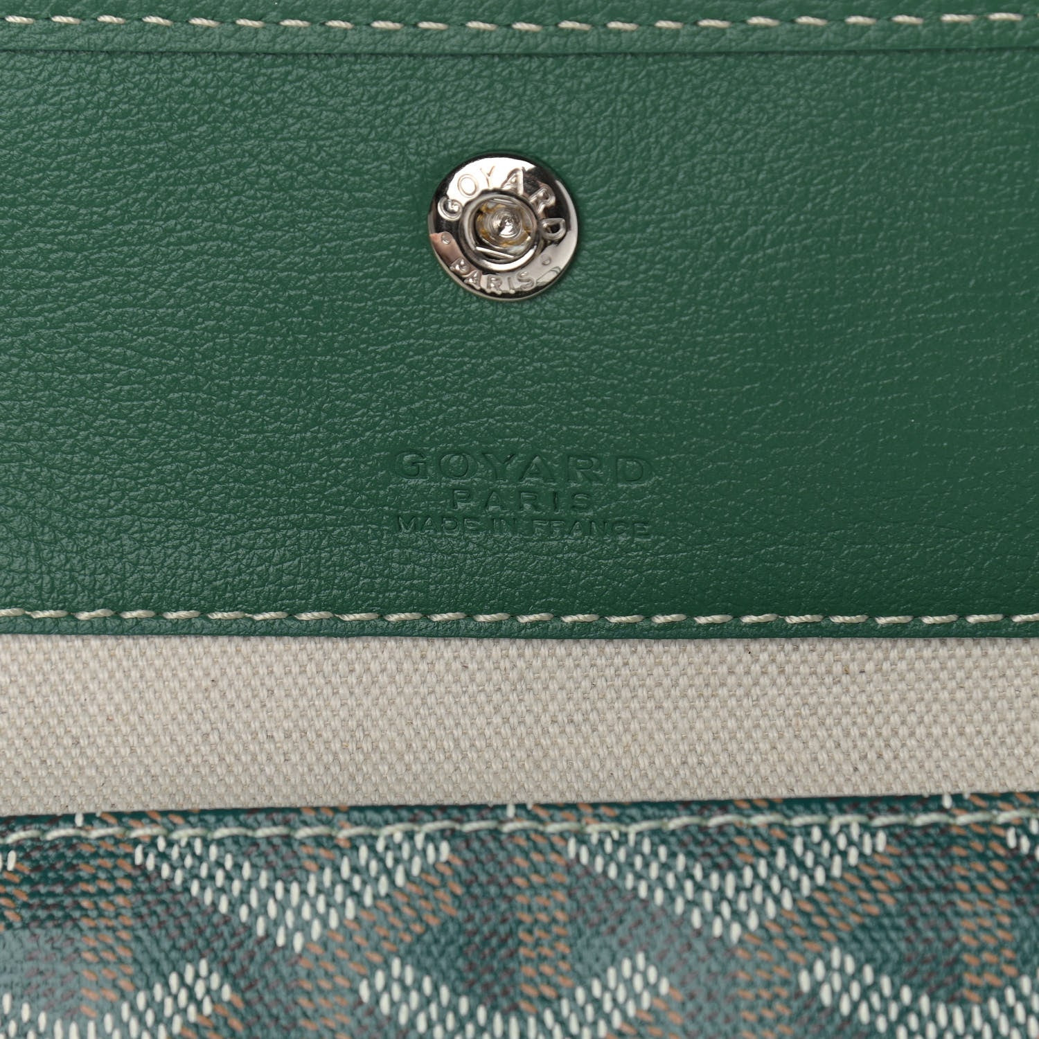 Goyard Goyardine Saint Louis PM Green 7 of 10