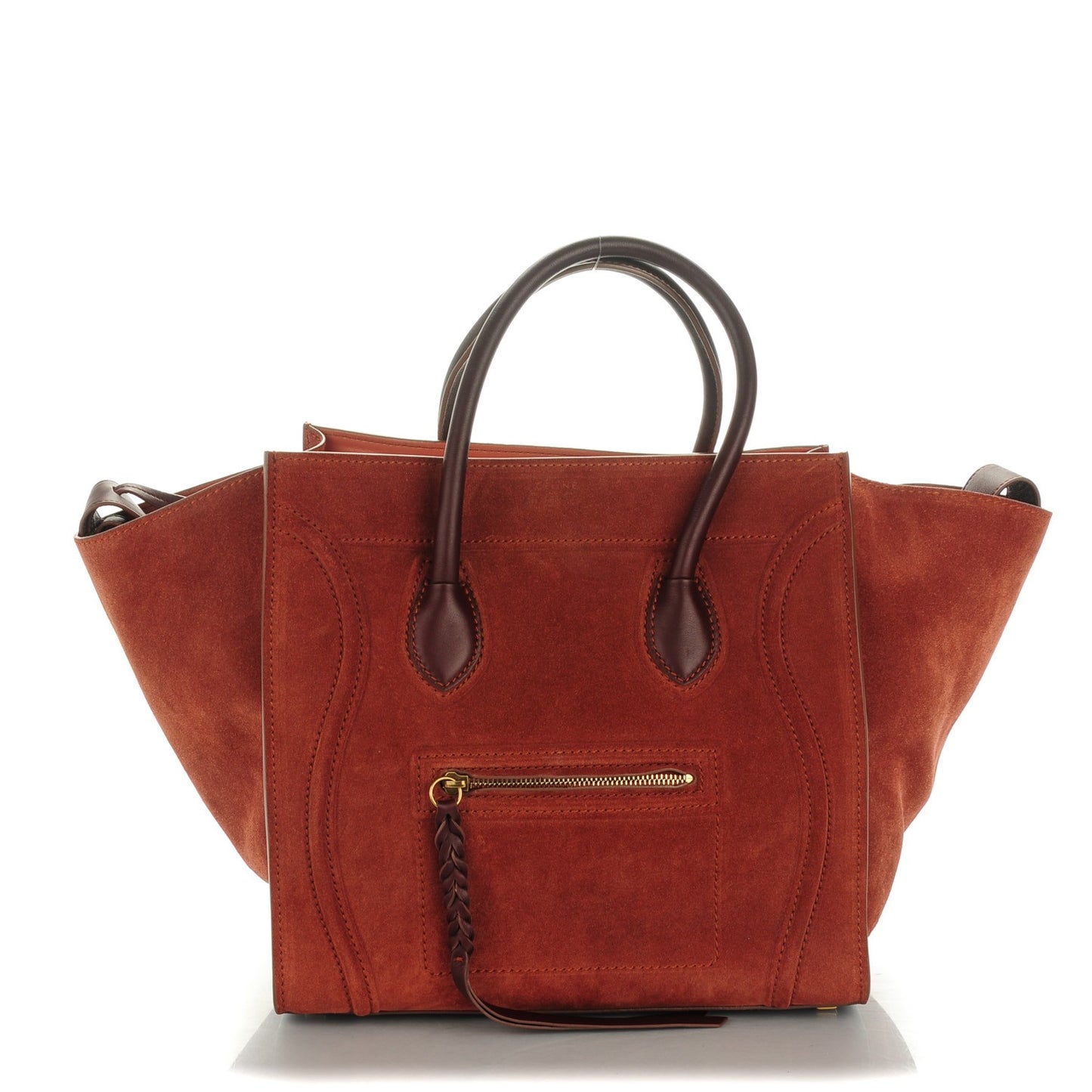 Suede Medium Phantom Luggage Rust