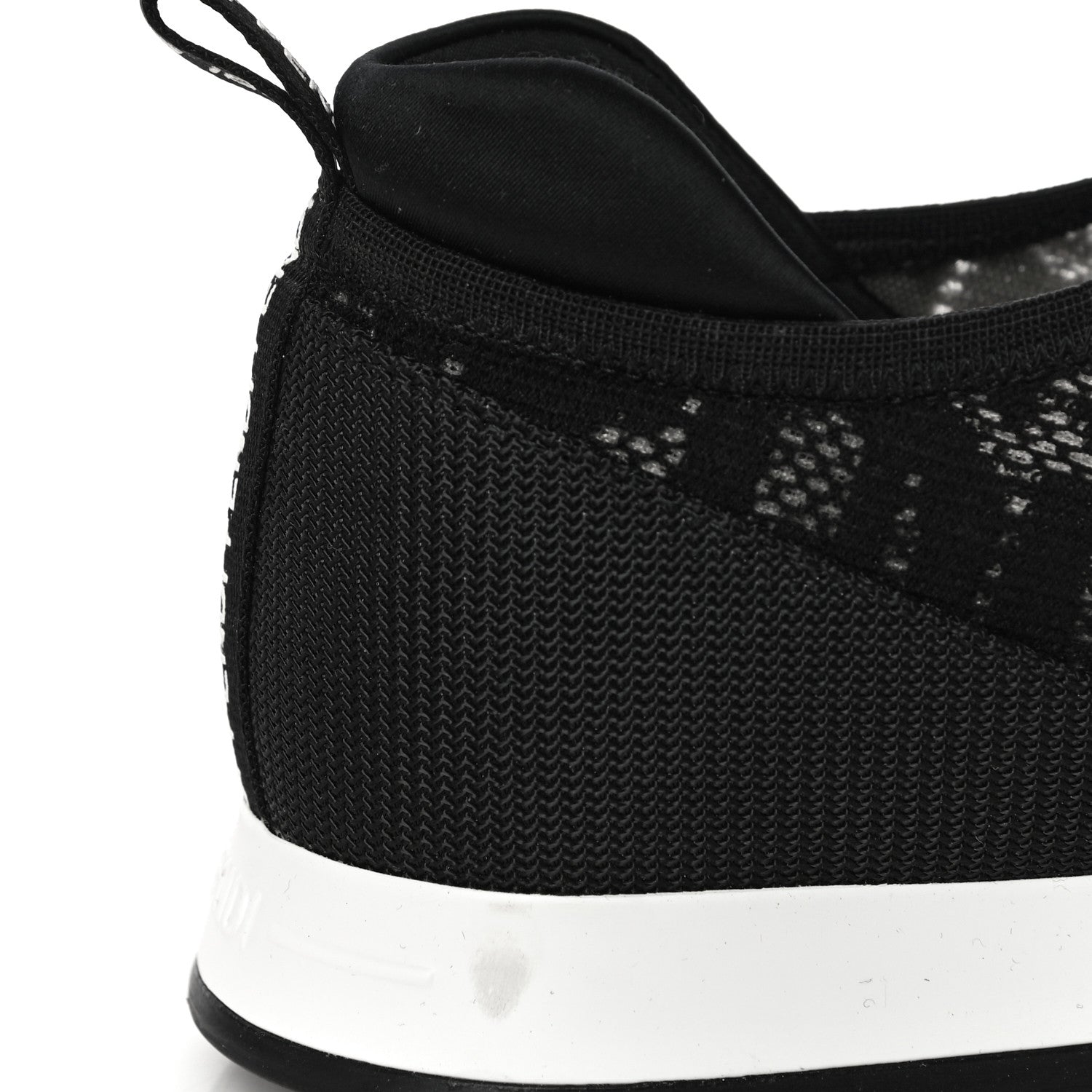 Fendi X SARAH COLEMAN Mesh FF Vertigo Runner Slip On Sneakers 36 Black 12 of 13