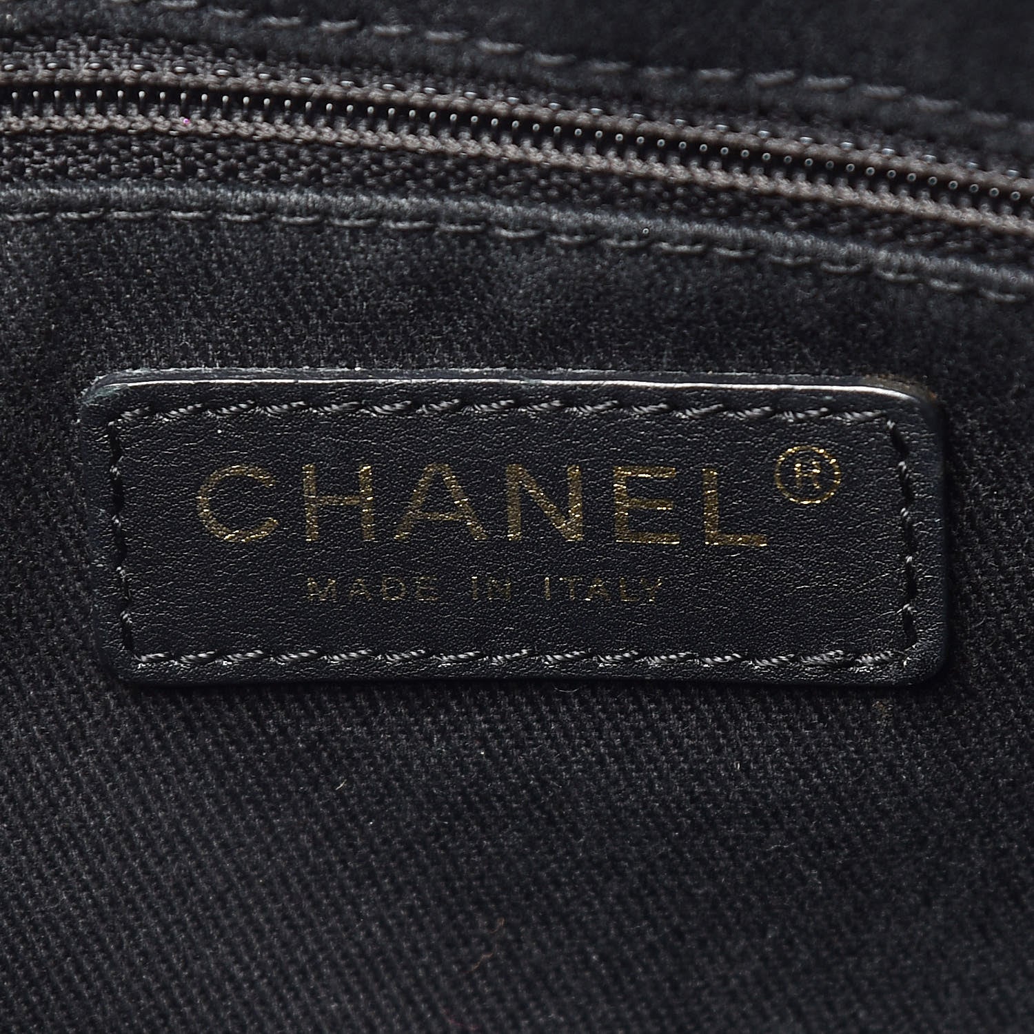 Chanel Caviar Quilted Shopping Tote Black 8 of 14