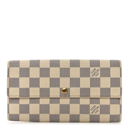 Louis Vuitton Damier Azur Sarah Wallet 1 of 8