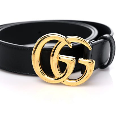 Gucci Plutone Calfskin Double G 30mm Belt 95 38 Black 6 of 6