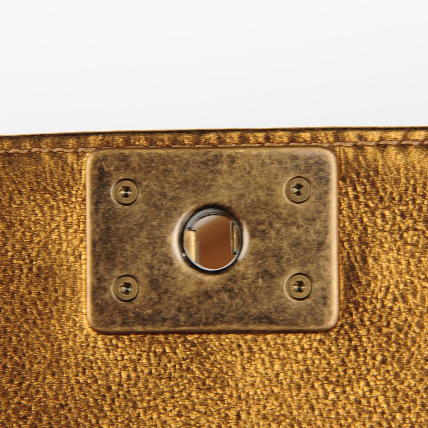 Galuchat Stingray Mini Boy Flap Gold