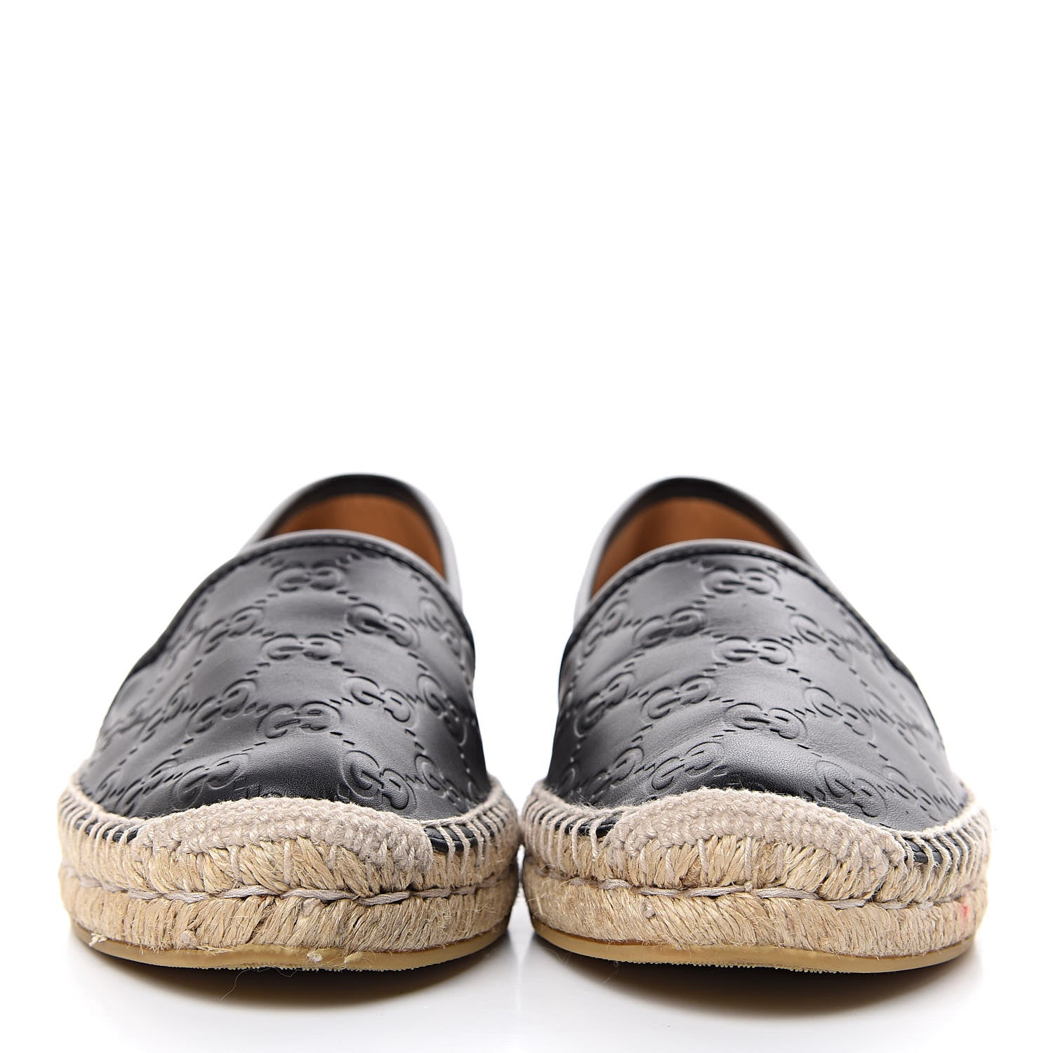 Gucci Guccissima Signature Espadrilles 40 Black 2 of 11