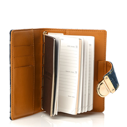 Louis Vuitton Monogram Denim Agenda PM Blue 6 of 14