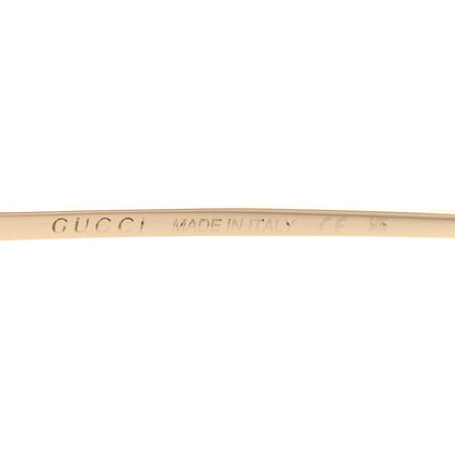 Gucci Metal Horsebit Square Sunglasses GG0879S Gold 5 of 10