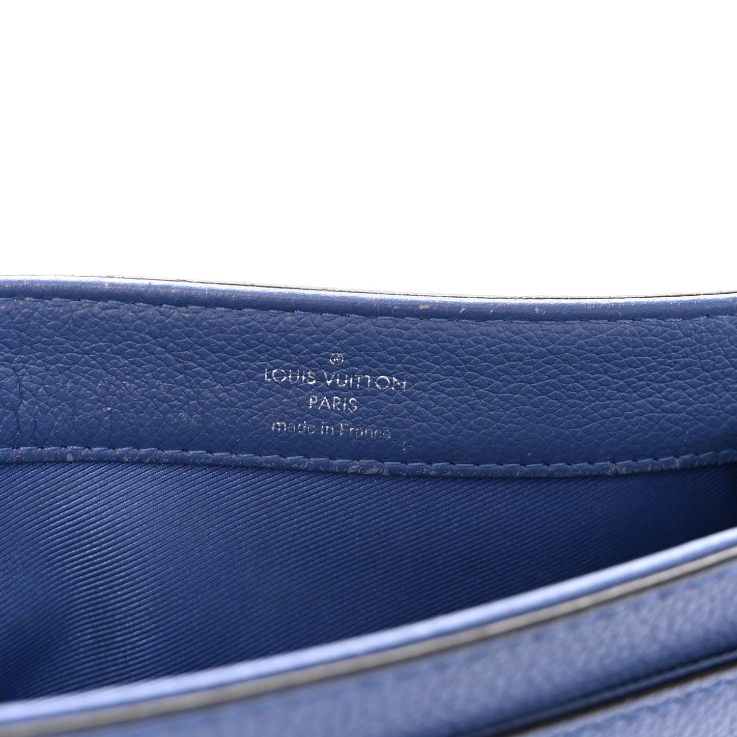 Louis Vuitton Soft Calfskin Lockme II Chain Bag BB Blue 6 of 11