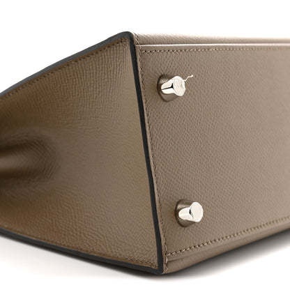 Hermes Epsom Tri-Color Kelly Sellier 25 Etoupe Alezan Biscuit 8 of 10