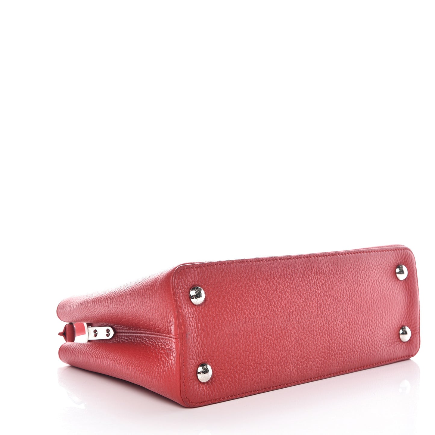 Taurillon Capucines PM Rubis