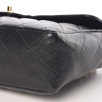 Chanel Caviar Jumbo Single Flap Black 6 of 11