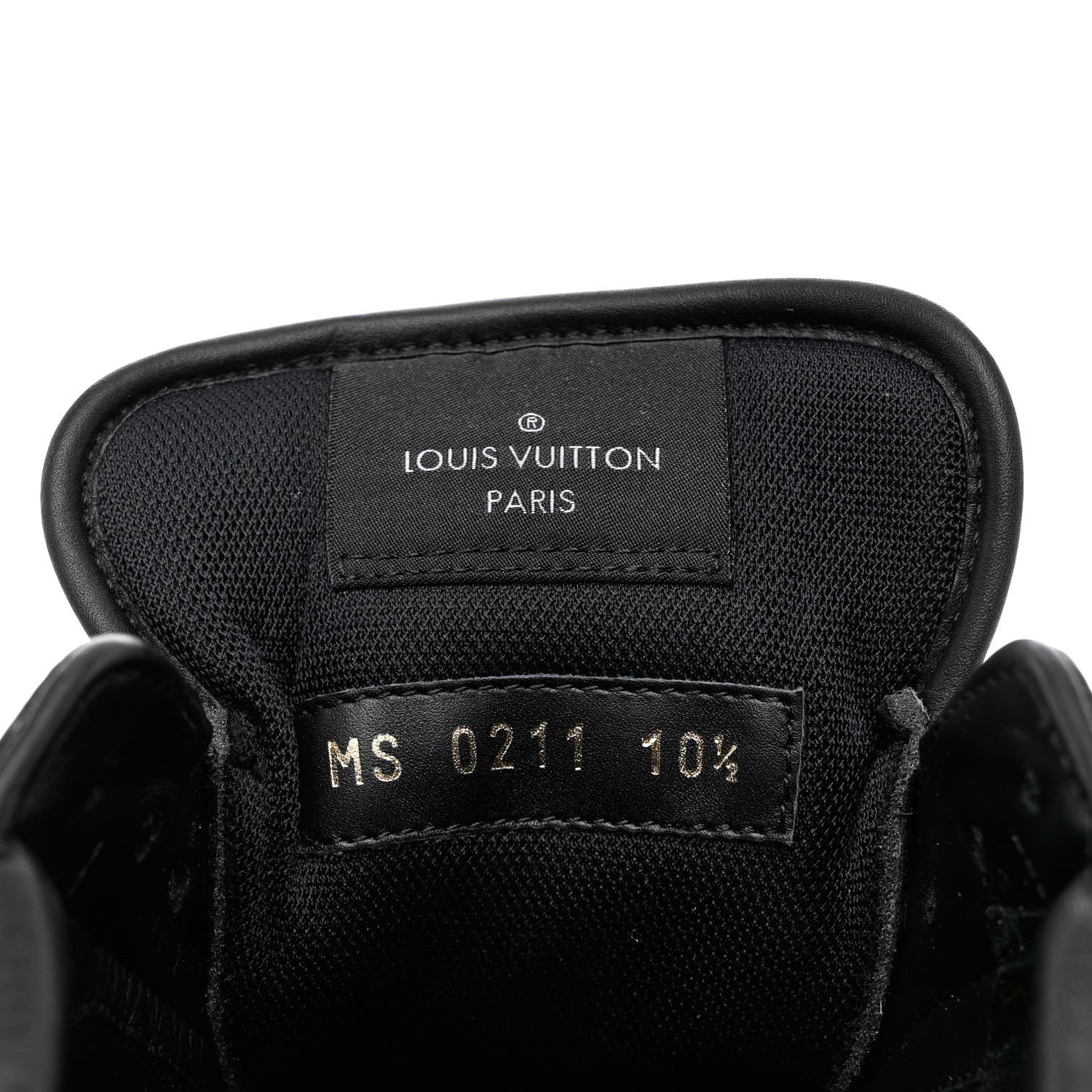 Louis Vuitton Reverse Monogram Eclipse Mens Rivoli Sneakers 10.5 Black 6 of 11