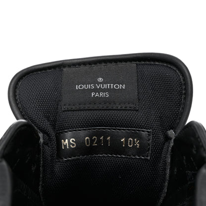 Louis Vuitton Reverse Monogram Eclipse Mens Rivoli Sneakers 10.5 Black 6 of 11