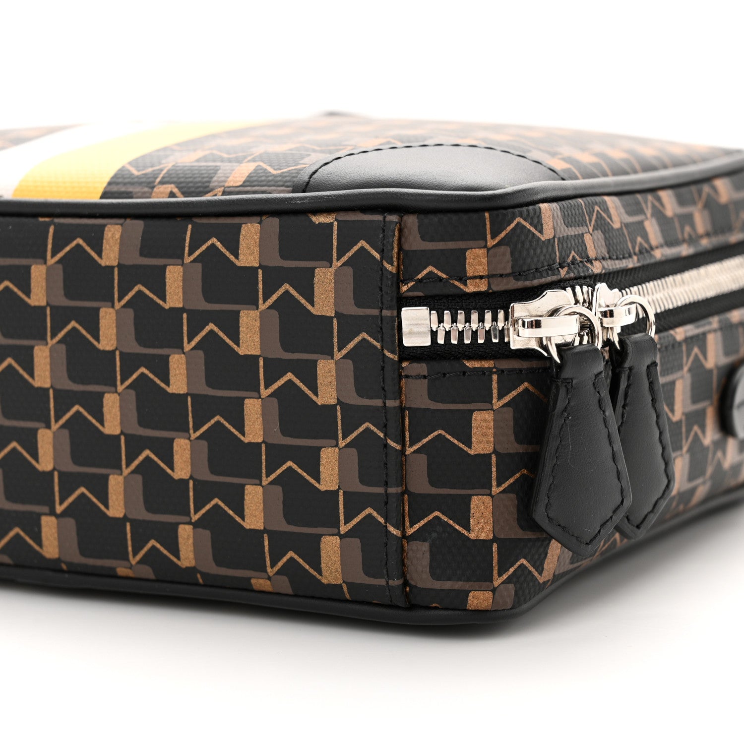 Moynat Toile 1920 Camera Bag Carbon Bronze Yellow 10 of 10