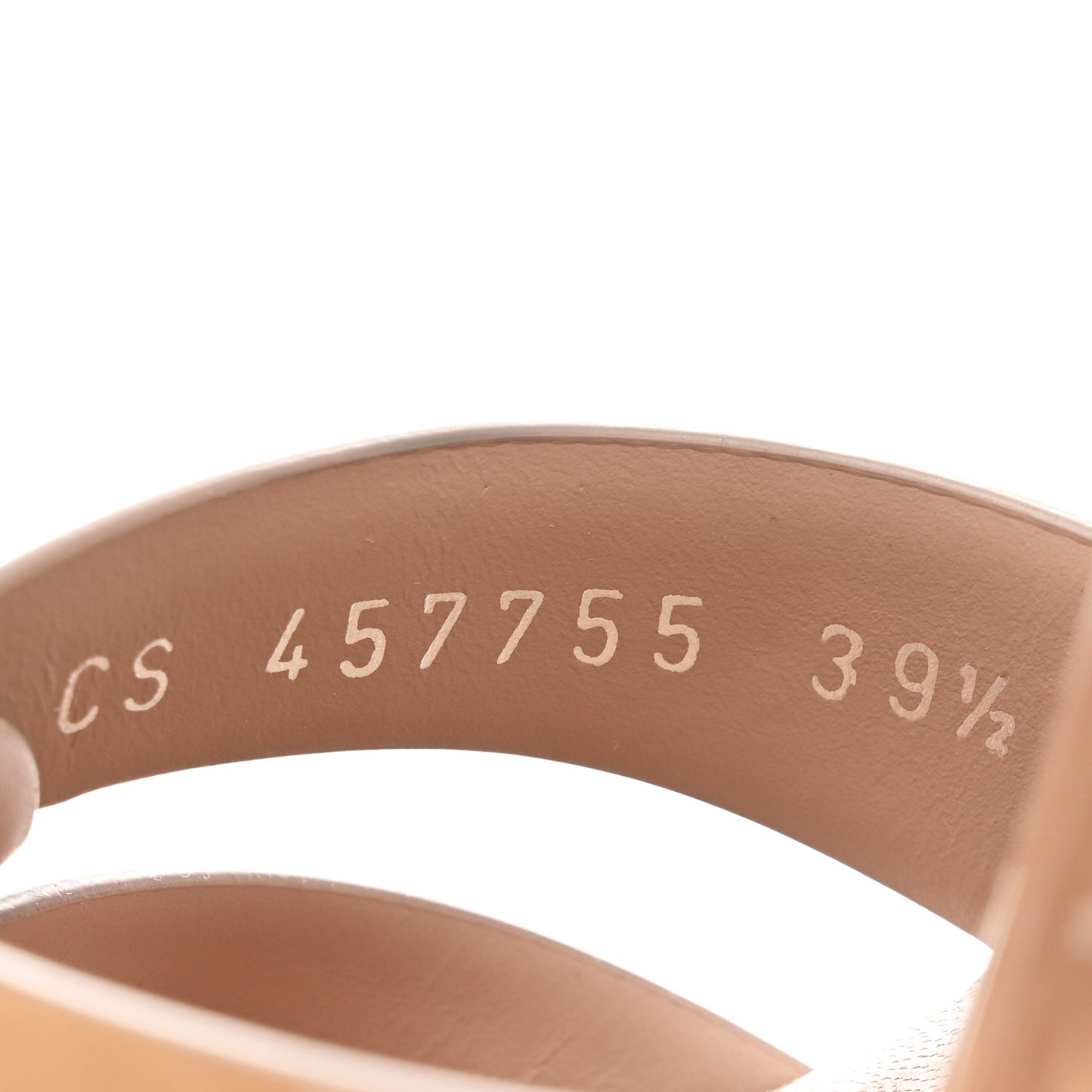 Patent Tribute 75 Platform Sandals 39.5 Nude