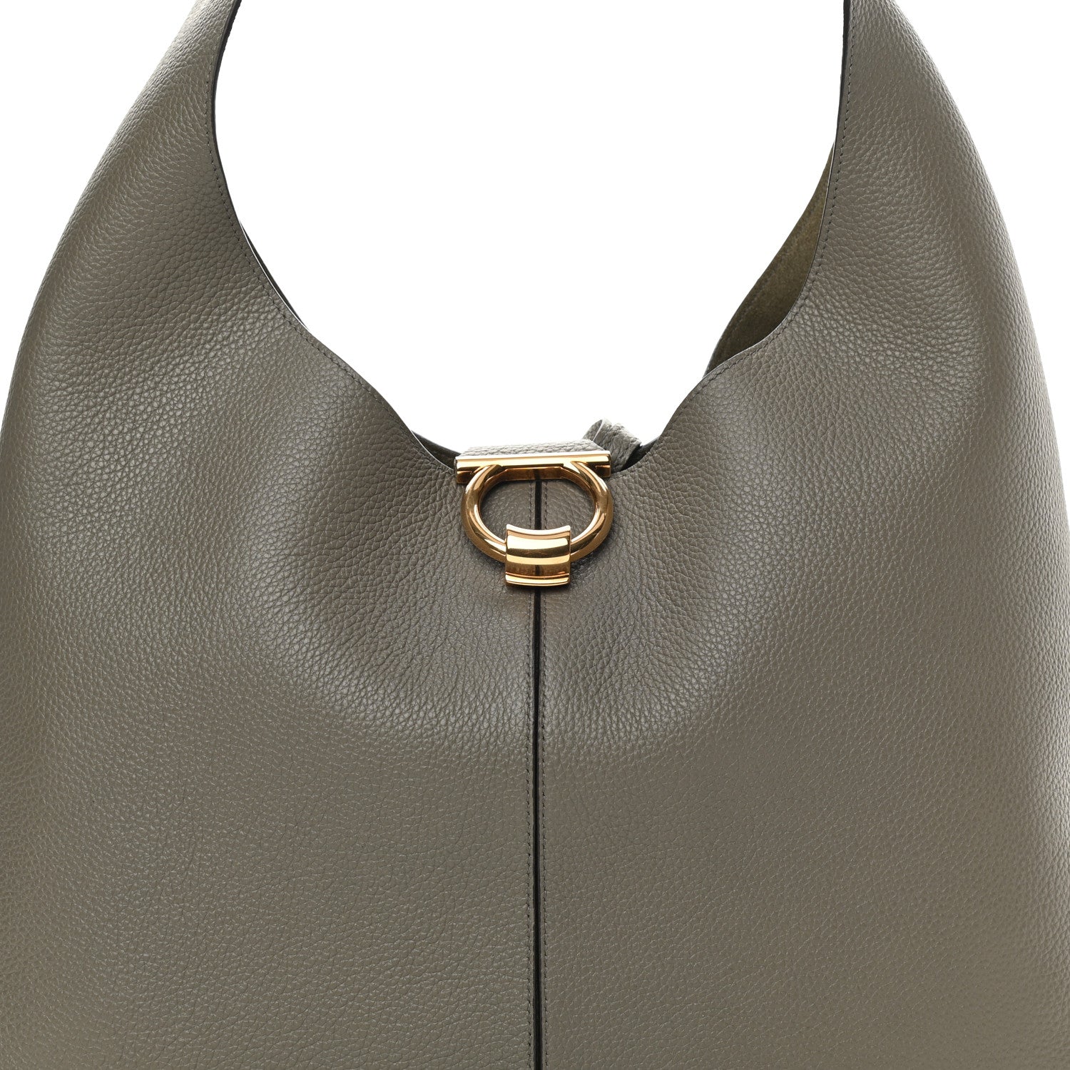 Salvatore Ferragamo Calfskin Margot Hobo Black 8 of 10