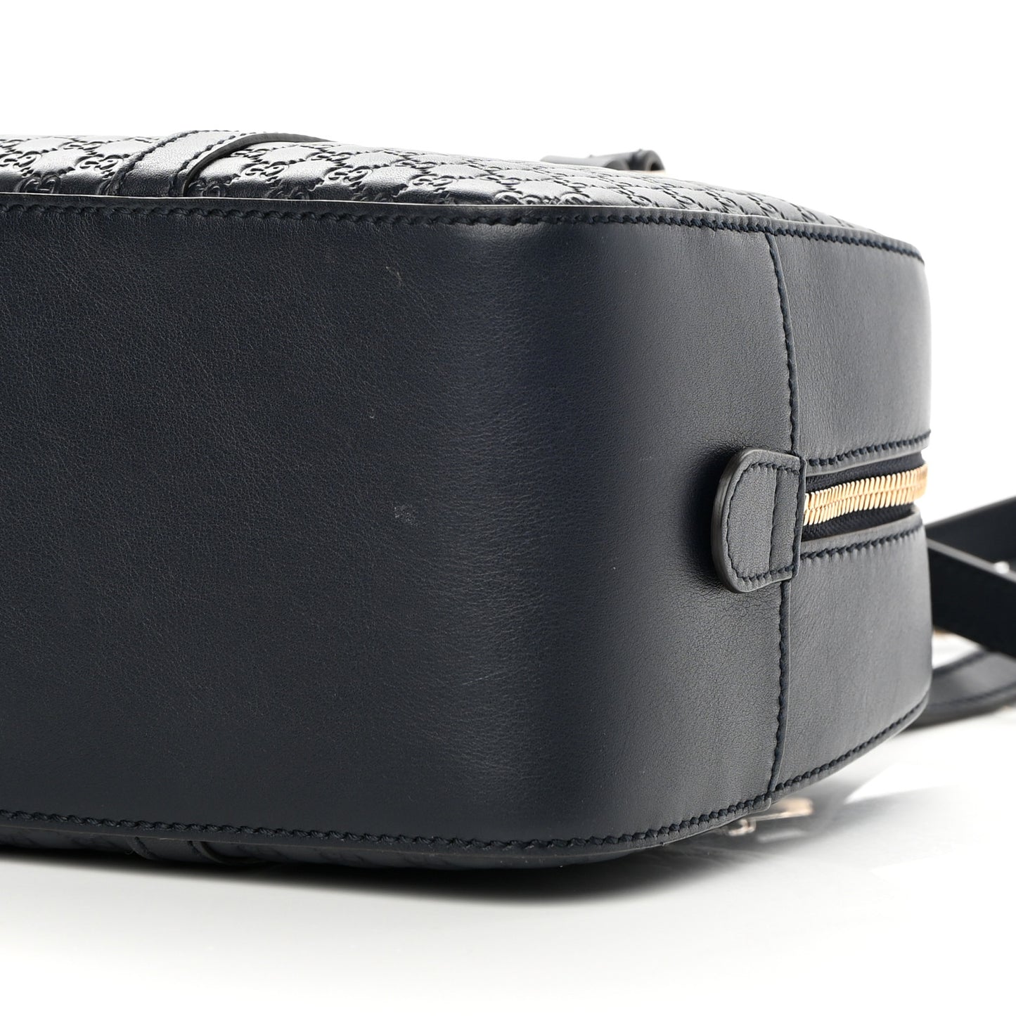 Microguccissima Medium Crossbody Bag Blue