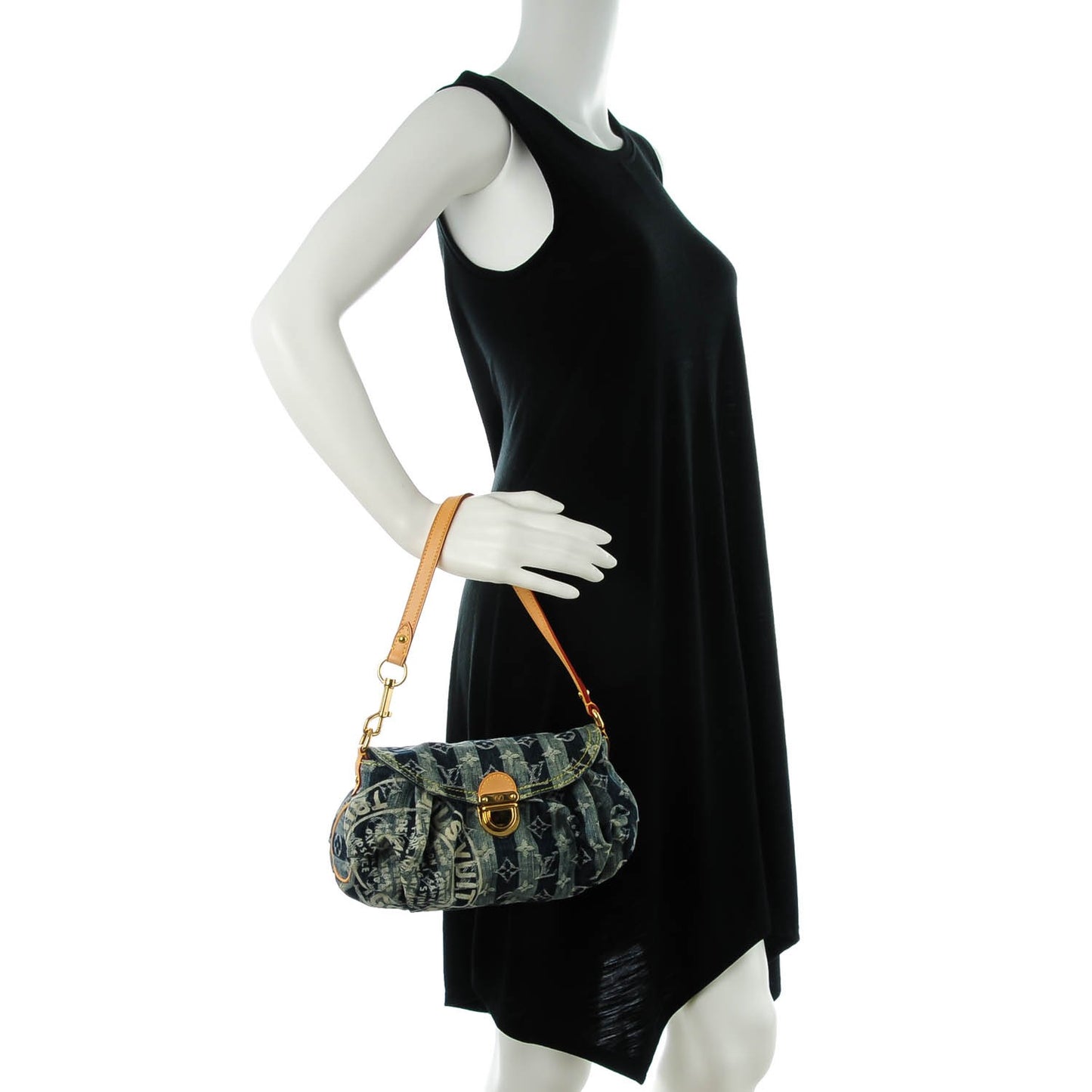 Denim Raye Mini Pleaty