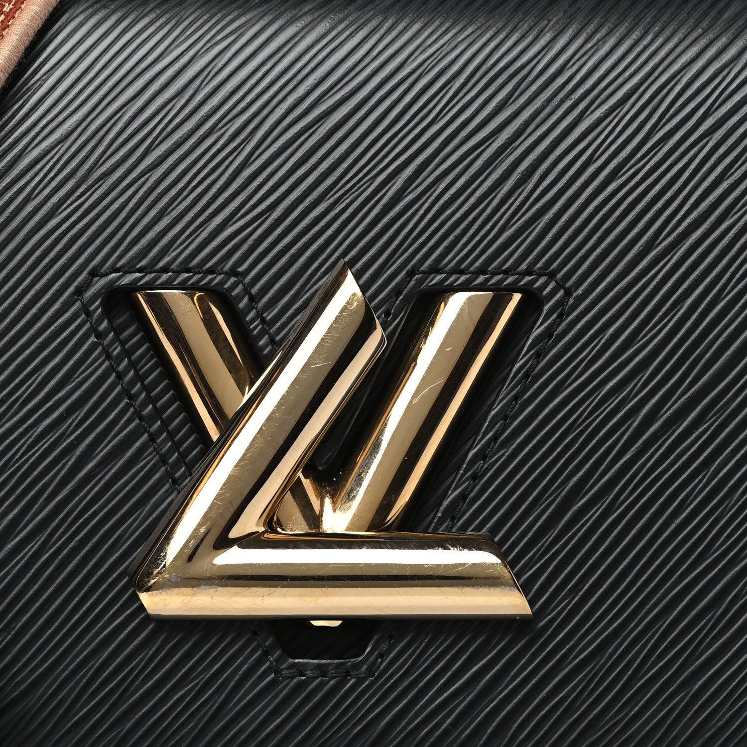 Louis Vuitton Epi Twist Top Handle Shoulder Bag MM Black 8 of 14