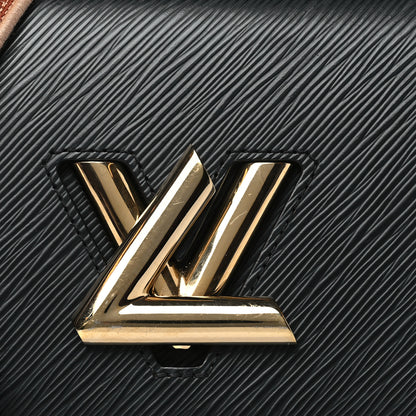 Louis Vuitton Epi Twist Top Handle Shoulder Bag MM Black 8 of 14