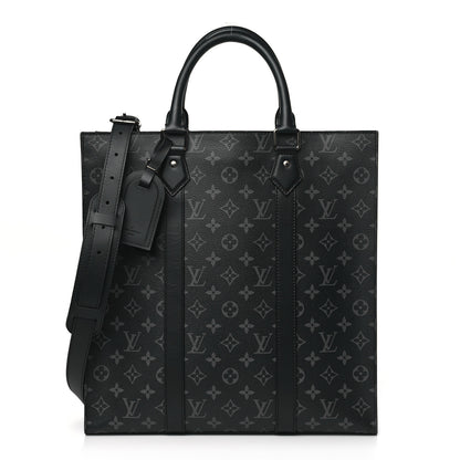 Louis Vuitton LOUIS VUITTON Monogram Eclipse Sac Plat 1 of 8