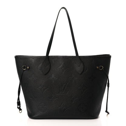 Louis Vuitton Empreinte Monogram Giant Neverfull MM Black 3 of 10