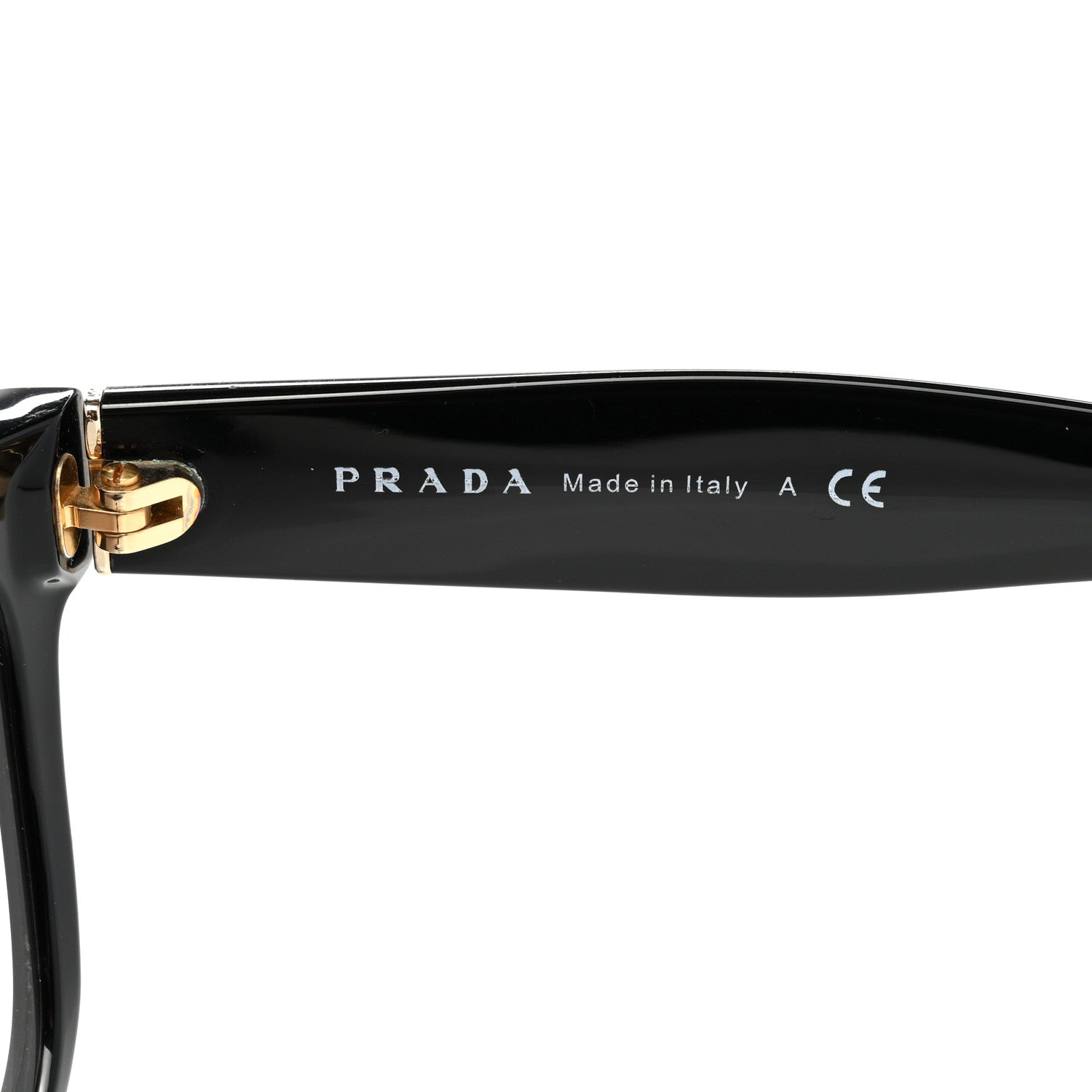 Prada Square Sunglasses SPR 07P Black 5 of 7